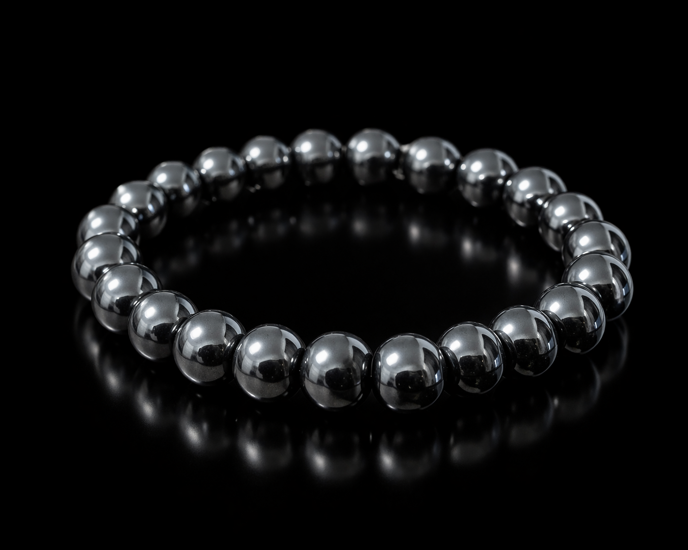 Pulsera de Hematita Natural - Minimalista