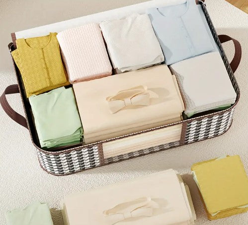 Caja Organizadora Premium Black & White - Para Ropa y Tendidos