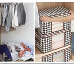 Caja Organizadora Premium Black & White - Para Ropa y Tendidos