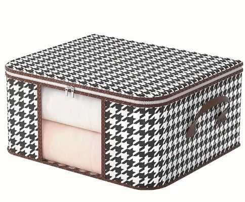 Caja Organizadora Premium Black & White - Para Ropa y Tendidos