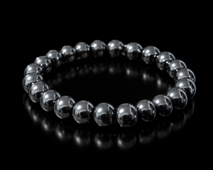 Pulsera de Hematita Natural - Minimalista