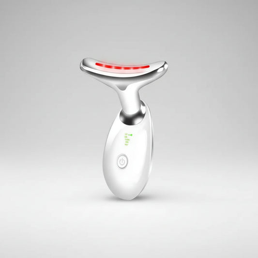 Masajeador Facial LED con Vibración y Calor